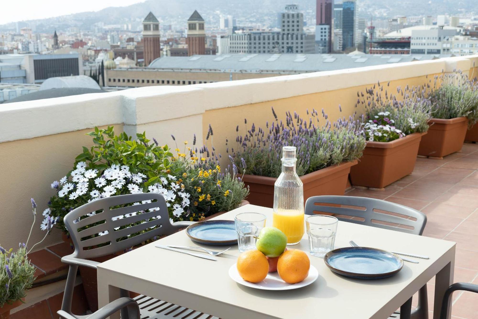 Riua - Private Terrace Penthouse Next To The Fair Barcelona Eksteriør bilde